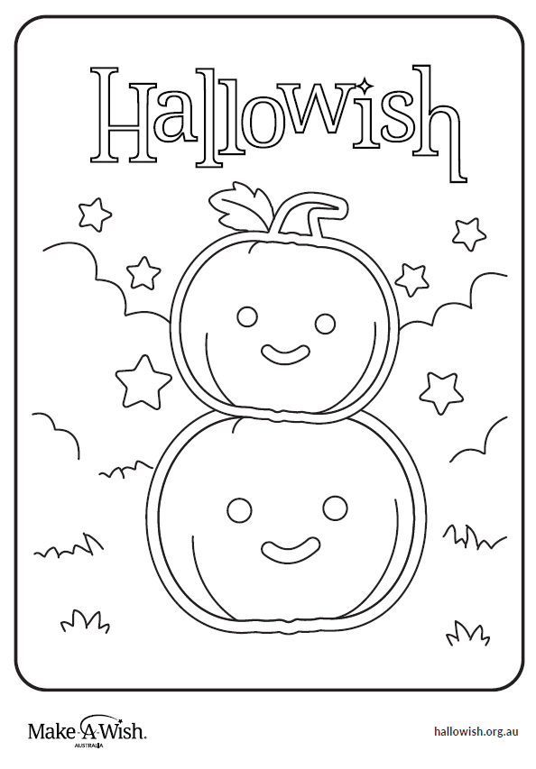 Hallowish Colouring In Sheet