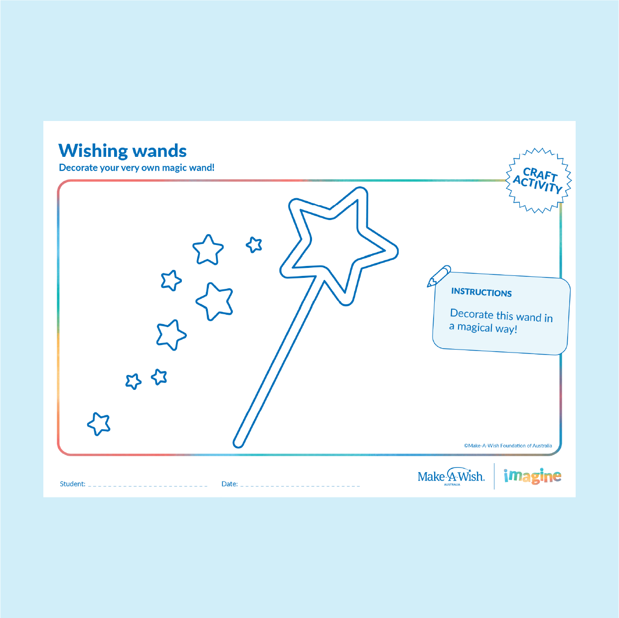 IMAGINE - Grade 3-4 - Activity Sheet 6
