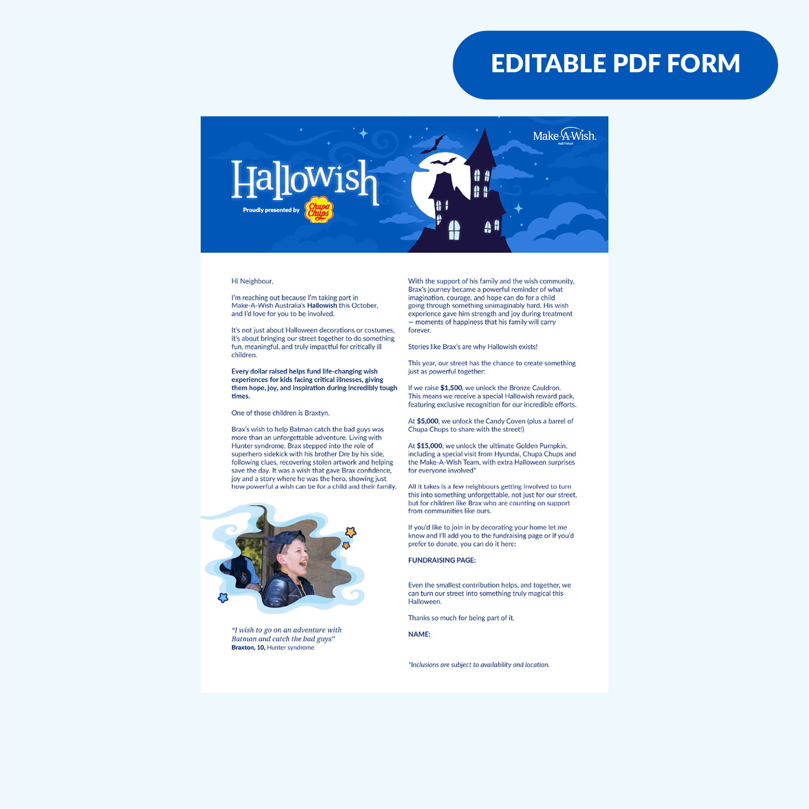Hallowish Letter