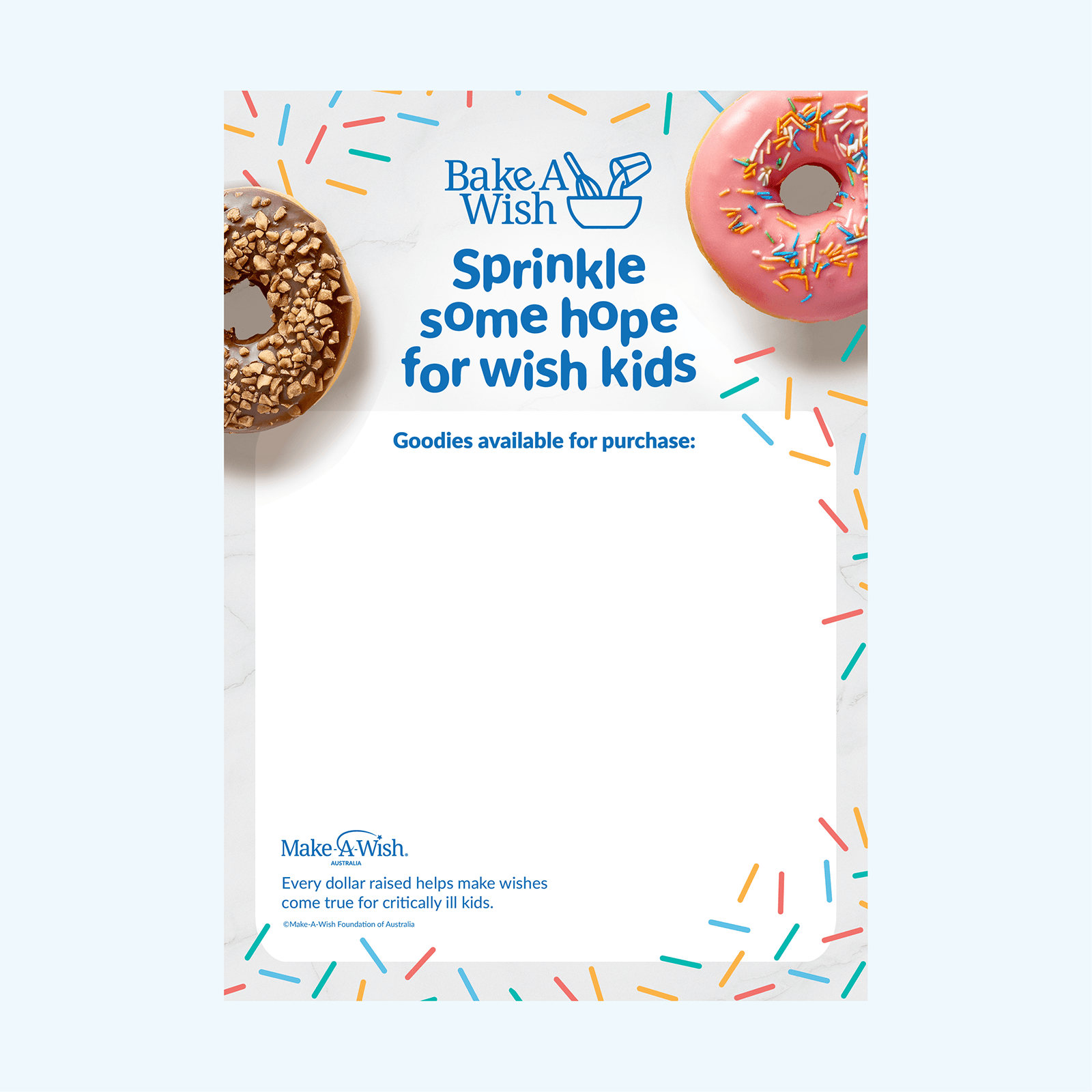 Bake Sale Poster