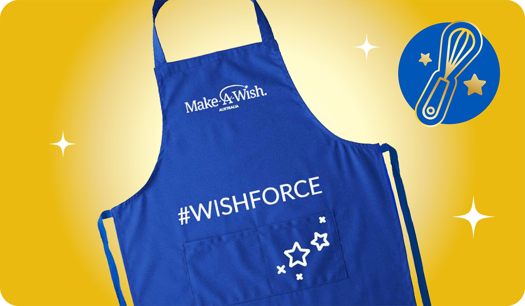 Gold Whisk Apron