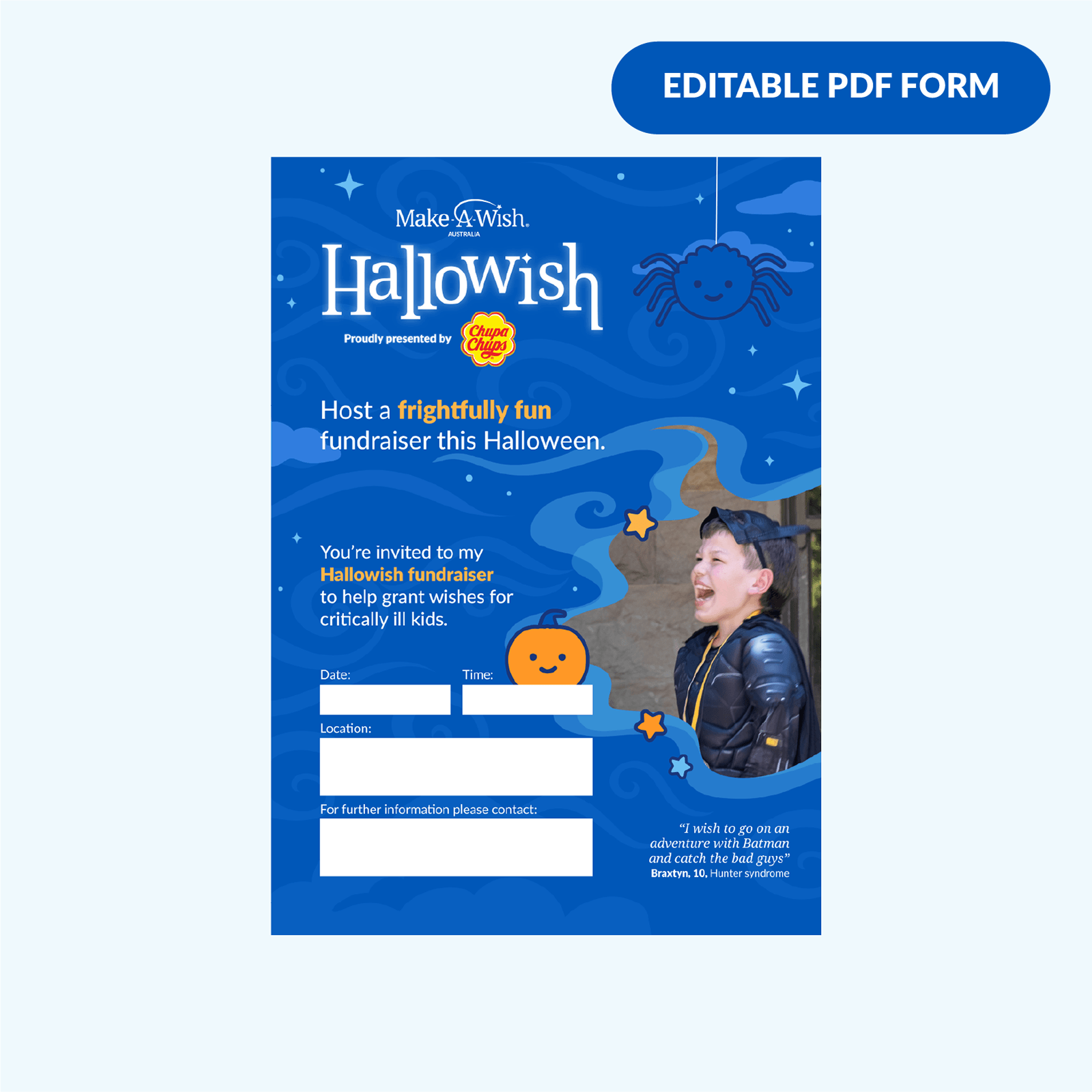 Hallowish Inviation Editable
