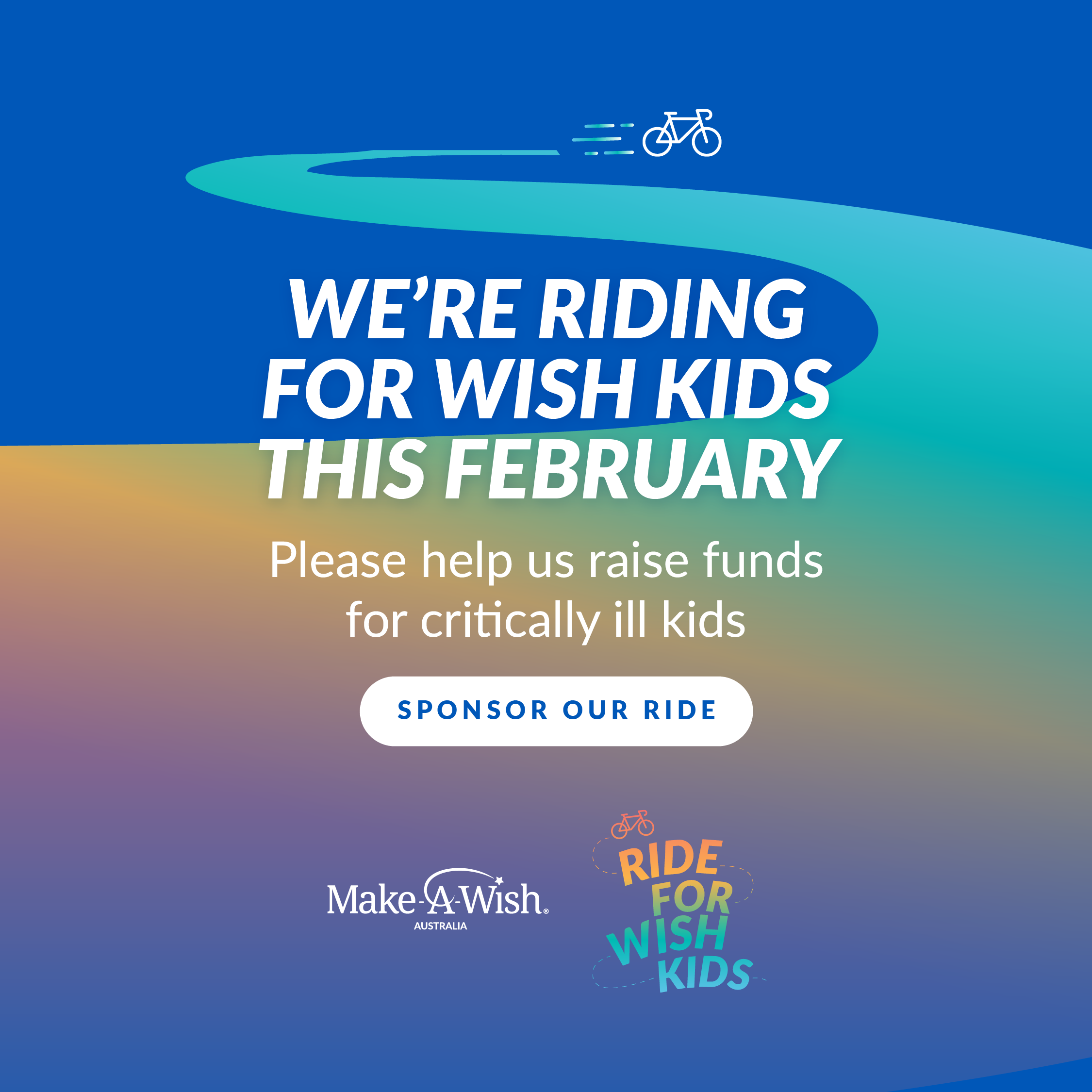 Ride for Wish Kids - Social tile 2 - Group