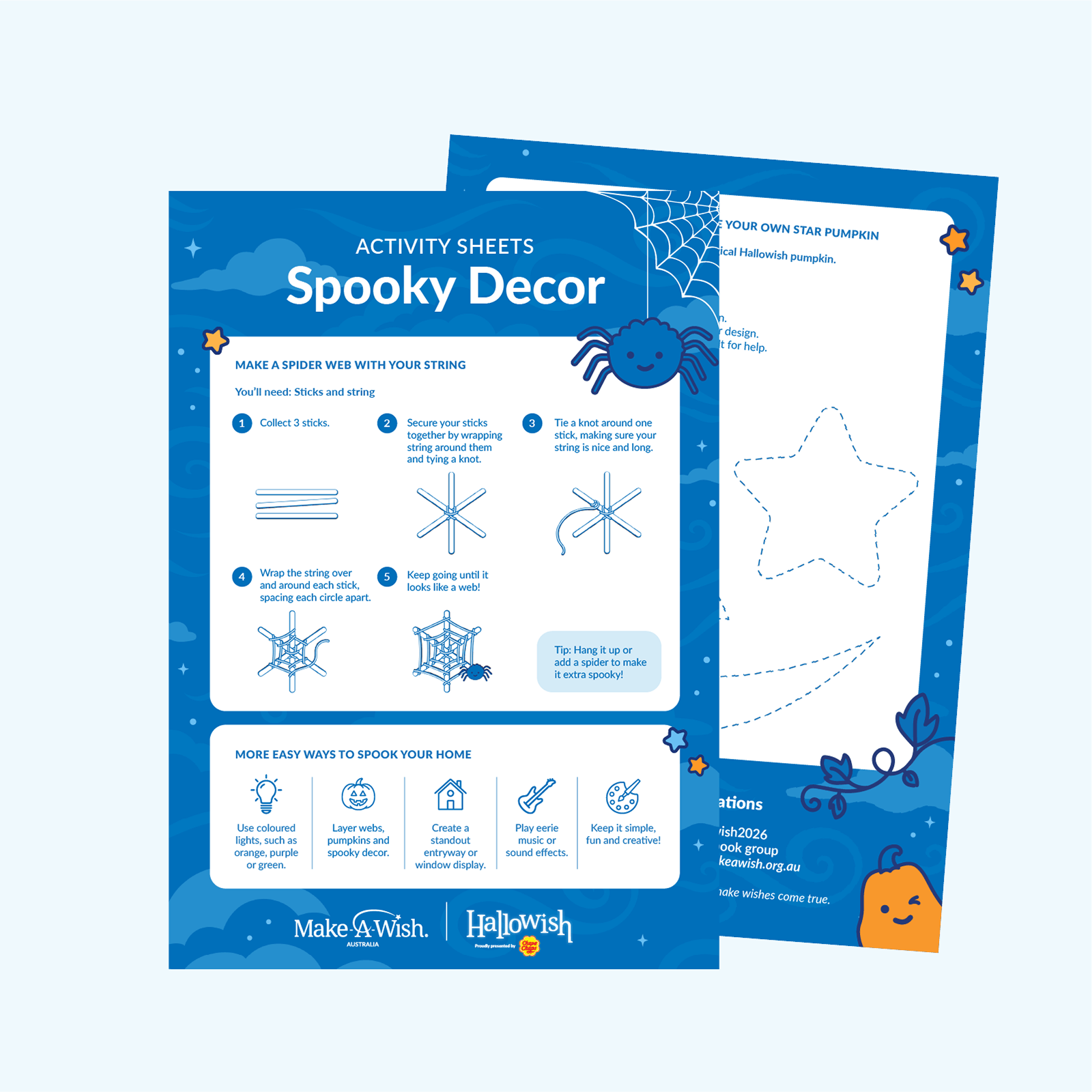 Hallowish Activity Sheets