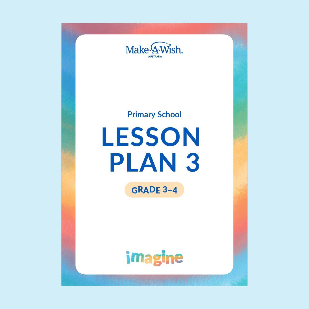 IMAGINE - Grade 3-4 - Lesson Plan 3