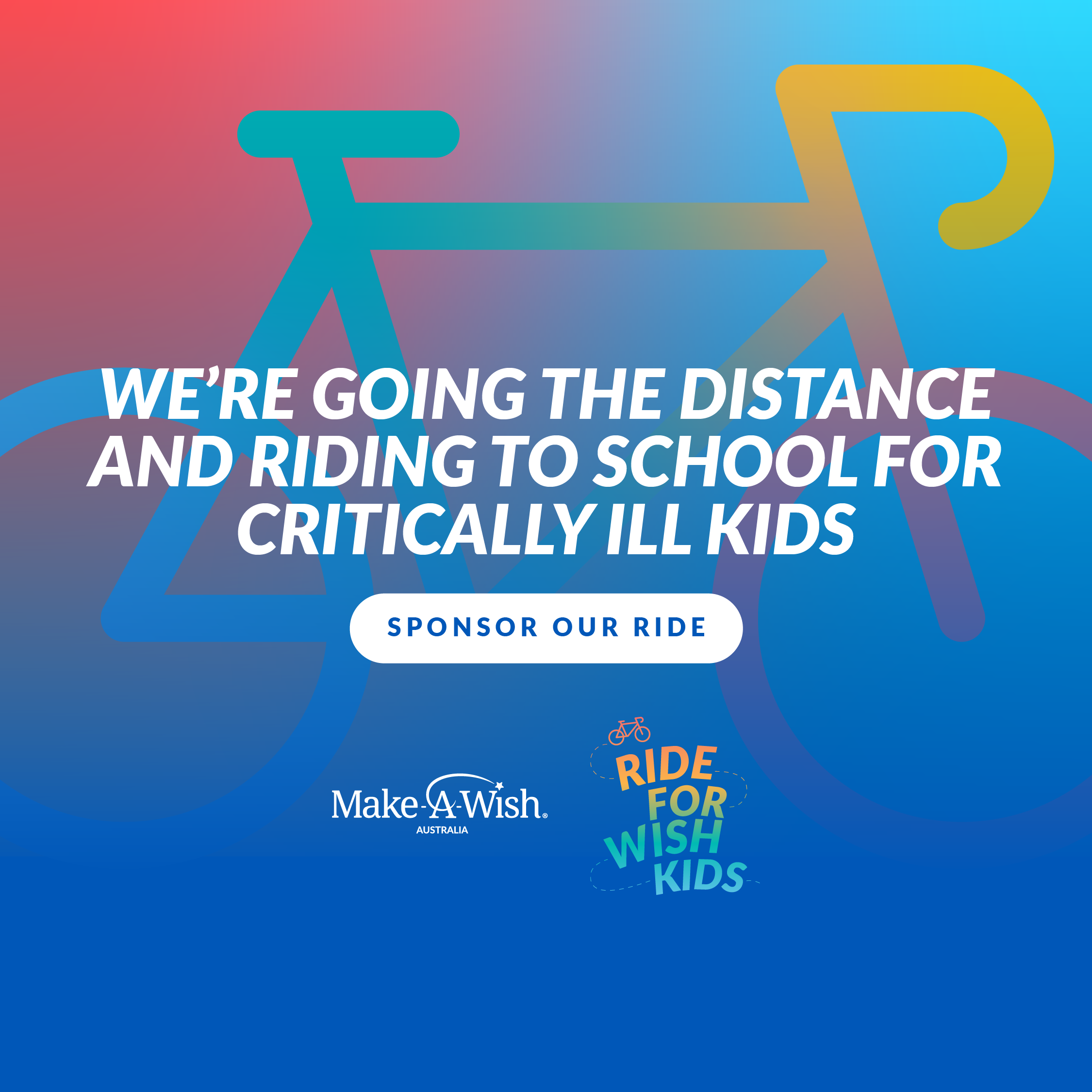 Ride for Wish Kids - Social post 3 - School