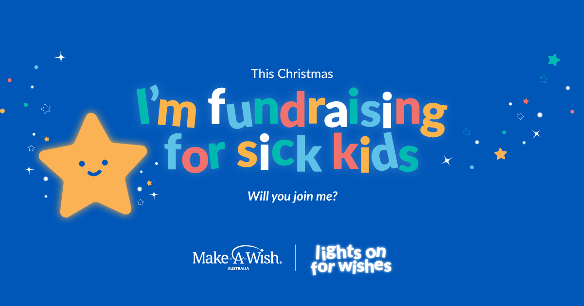 Lights on for Wishes 2025 - Social share 1 - join me