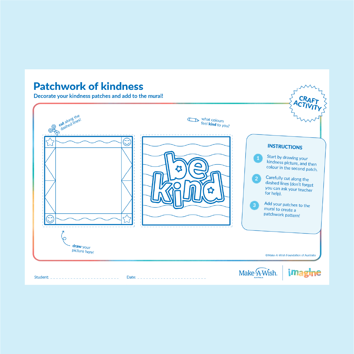 IMAGINE - Creative Club - Primary - Activity Sheet 5