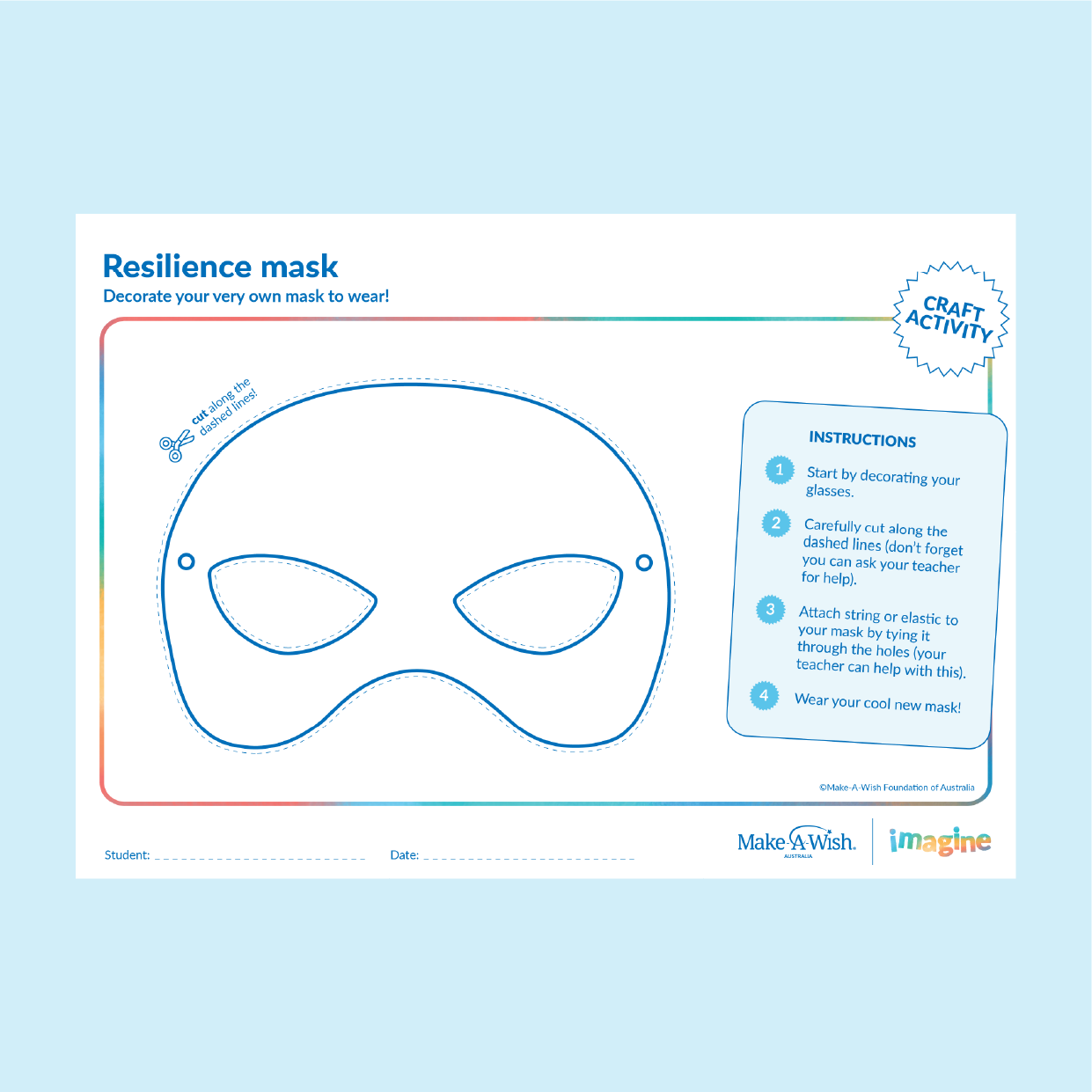 IMAGINE - Grade 3-4 - Activity Sheet 4