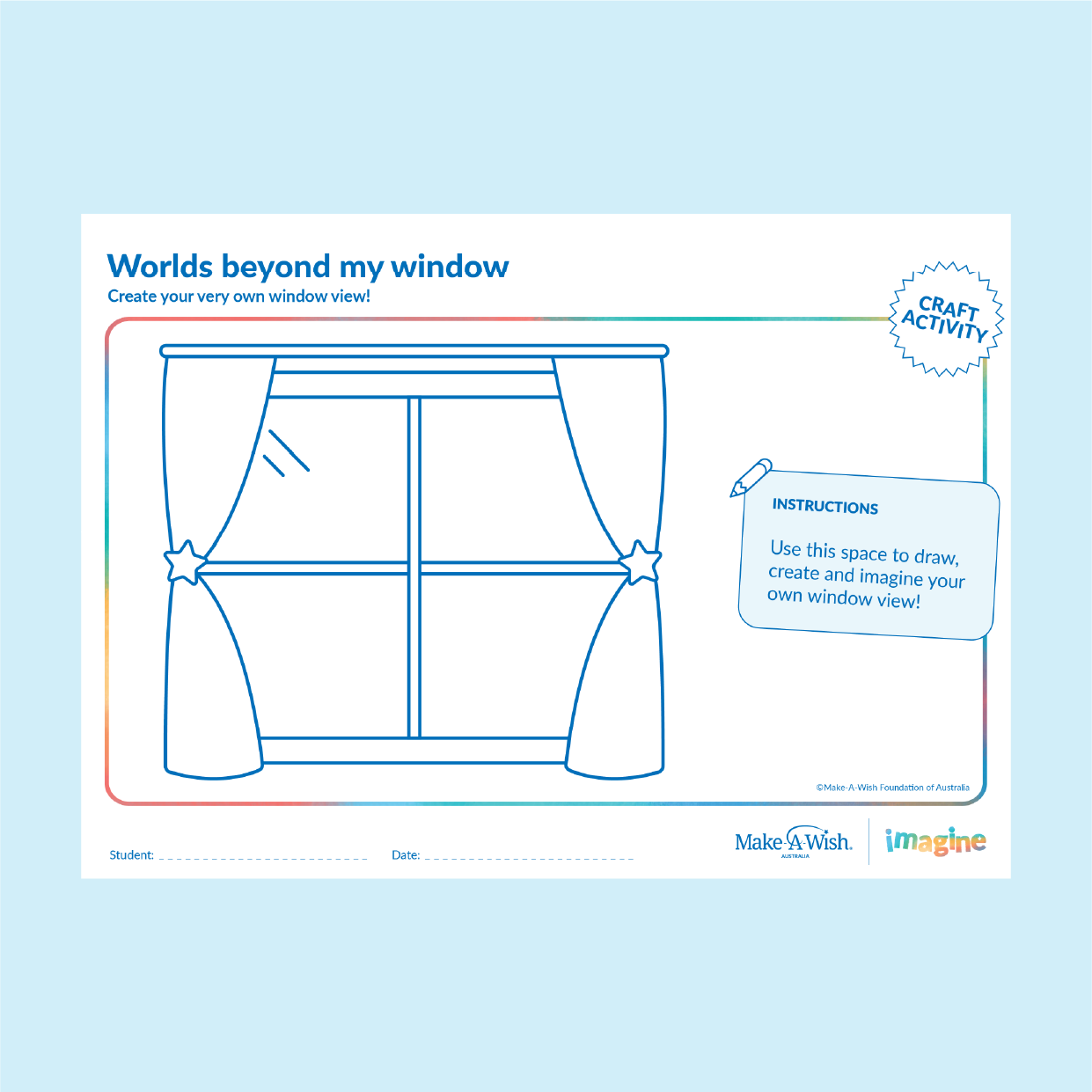 IMAGINE - Grade 3-4 - Activity Sheet 1