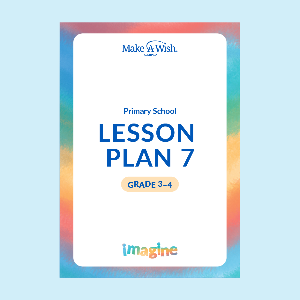 IMAGINE - Grade 3-4 - Lesson Plan 7