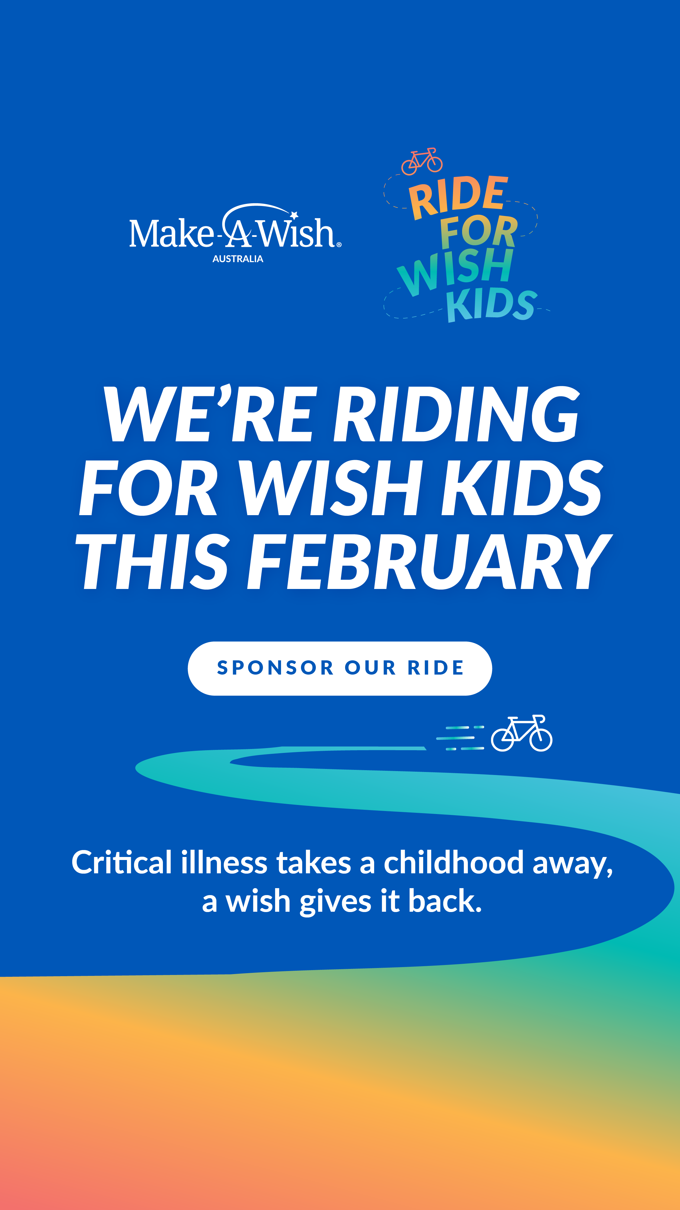 Ride for Wish Kids - Social story 1 - Group
