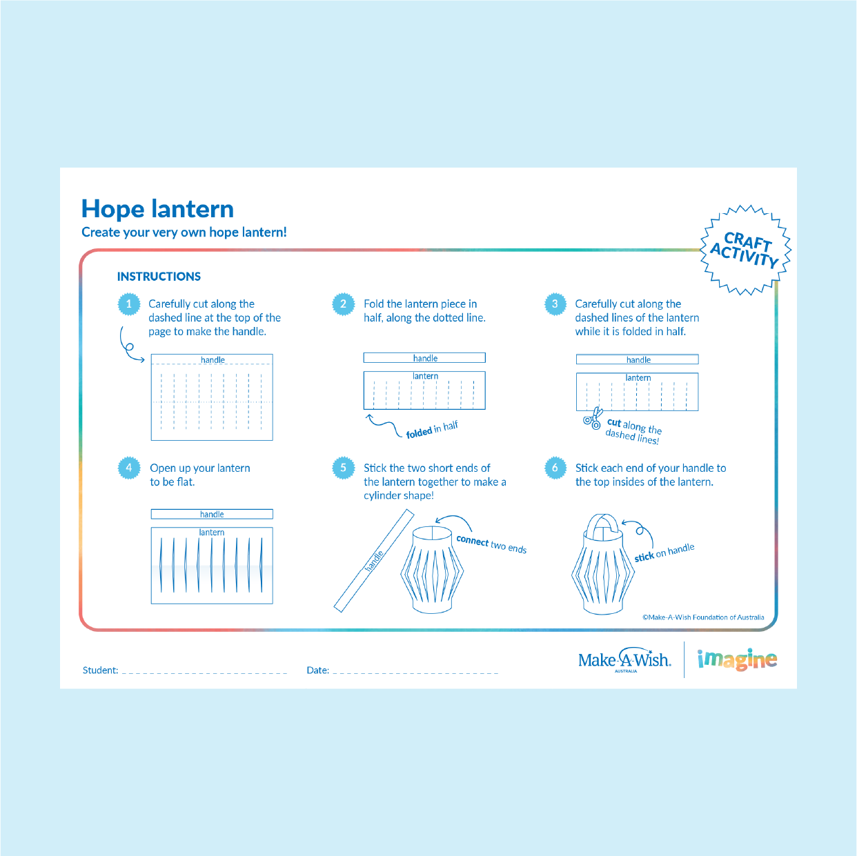 IMAGINE - Grade 3-4 - Activity Sheet 2